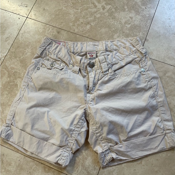 True Religion Women's Tan Shorts - Picture 1 of 3